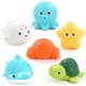 thumbnail image 1 of Juguetes de baño PUPTILY, paquete de 6, sin agujeros, ajustables para niños de 1 a 3 años, 1 of 7
