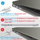 thumbnail image 4 of Funda para laptop IBENZER para MacBook Air 13" 2022, 2021, 2020, gris, 4 of 9