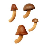 Bothyi - 4X Adhesivos Para Nevera Con Forma De Hongo, Bonitos Adhesivos 3D Para Decoración Del Hogar Y La Oficina