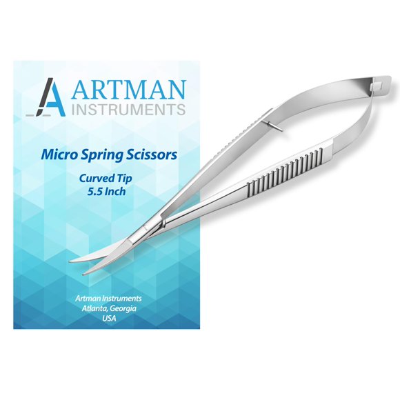 Tijeras Artman Instruments 14 cm Curvas con Acción de Resorte