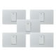 thumbnail image 1 of Pack 5 Interruptores Simple Metálico 924 16a - Gris Blanco, 1 of 3
