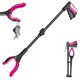 thumbnail image 1 of Extensor de agarre AgeSage 81 cm plegable rosa, 1 of 8