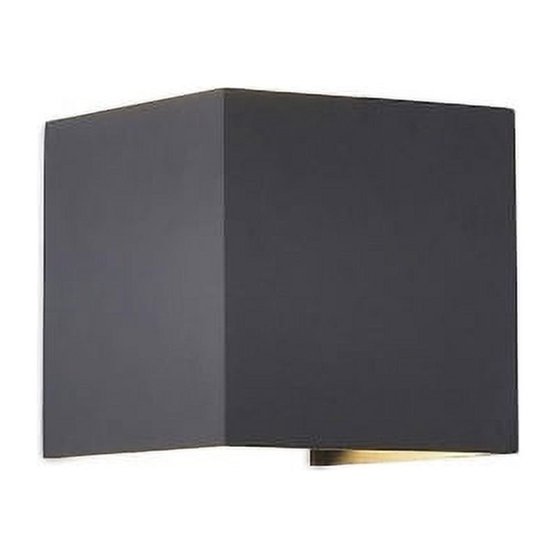 Hb Led - Aplique Led Cuadrado 6w Negro