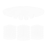 Magideal - 20 Piezas Forros De Sudor Para Gorra, Forro De Gorra De Béisbol Para Adultos, Almohadilla De Sudor Absorbente Portátil Ligera Para Gorras De Golf, 30Cmx11Cm