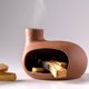 thumbnail image 1 of Chimenea moderna de terracota MOUGIGI para Palo Santo, 1 of 7
