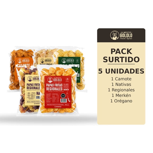 Pack Degustación Gololo 5 Sabores
