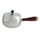 thumbnail image 3 of Tetera giratoria de cristal, tetera de 17oz/500ml, tetera floreciente, tetera portátil transparente, mango de madera desmontable para cocinas caseras, 3 of 5