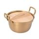 thumbnail image 1 of Olla Para Acampar, Olla Sólida Para Sopa, Para Cocina De Inducción O Gas, Uso Comercial, Para Uso Doméstico, Color Dorado, 1 of 3