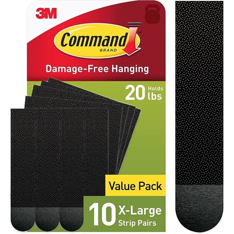 Tiras Para Colgar Cuadros Command, 9 Kg, Xl, Pesadas, 10 Pares