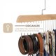 thumbnail image 5 of REGALWOVEN 2 Paquete de Perchas, Percha de Madera para Camisetas sin Mangas con 8 Ganchos para Organizador de Armario, Almacenamiento que Ahorra Espacio para Sujetadores y Camisetas sin Mangas Natural, 5 of 6