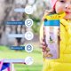 thumbnail image 5 of Enredados: Rapunzel Botella de Agua con Tapa Pop Top de Un Toque, Acero Inoxidable, a Prueba de Fugas, para Deportes, Botella Infantil azul 12 oz, 5 of 6