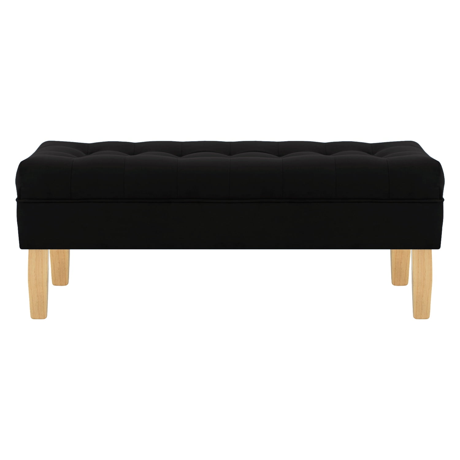 Bodevir - Banqueta Wood 2c Felpa 05 Negro
