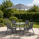 thumbnail image 1 of Juego de Terraza Comedor 4 Personas Gris 86x86x70cm, 1 of 7