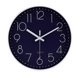 thumbnail image 1 of Reloj de Pared jomparis 12" Cuarzo Silencioso Azul Marino, 1 of 6