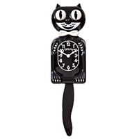 Kit Cat Klock - Kit De Reloj De Pared Cat Klock Classic Negro-Pequeño