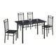 thumbnail image 1 of Juego de Comedor Marmol Con 4 Sillas Moderna 120cm x 67cm, 1 of 4
