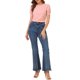 thumbnail image 2 of INSPIRE CHIC Blusa Casual de Manga Corta Abullonada con Cuello Redondo y Estilo Vintage de Cuadros Vichy para Mujer XL Rosa Sandía, 2 of 7