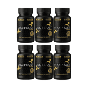 Yerberito - Uroprost Fortex Triple Acción | 6 Frascos | Natural 30 Cáp