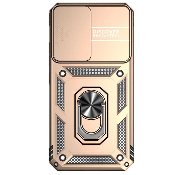 Estuche GANGXUN para Samsung Galaxy A34 5G, soporte giratorio 360°, estilo mecánico y magnético