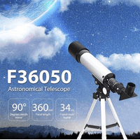 Mundo Shopping - Telescopio Astronomico F36050 Monocular Zoom Profesional Color Plateado
