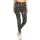 thumbnail image 1 of Leggings con Estampado de Notas Musicales y Forro de Banda, Leggings de Largo Completo en un Estilo Ajustado con Cintura Alta con Banda, 1 of 9