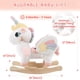 thumbnail image 5 of Rocking Horse FUNLIO Unicorn Rainbow Fairy para niños pequeños de 6 a 3 años, 5 of 6
