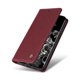 thumbnail image 5 of Funda Billetera de Cuero para Samsung Galaxy S20 Ultra con Tarjetero y Soporte - Tapa Magnética Rojo, 5 of 6
