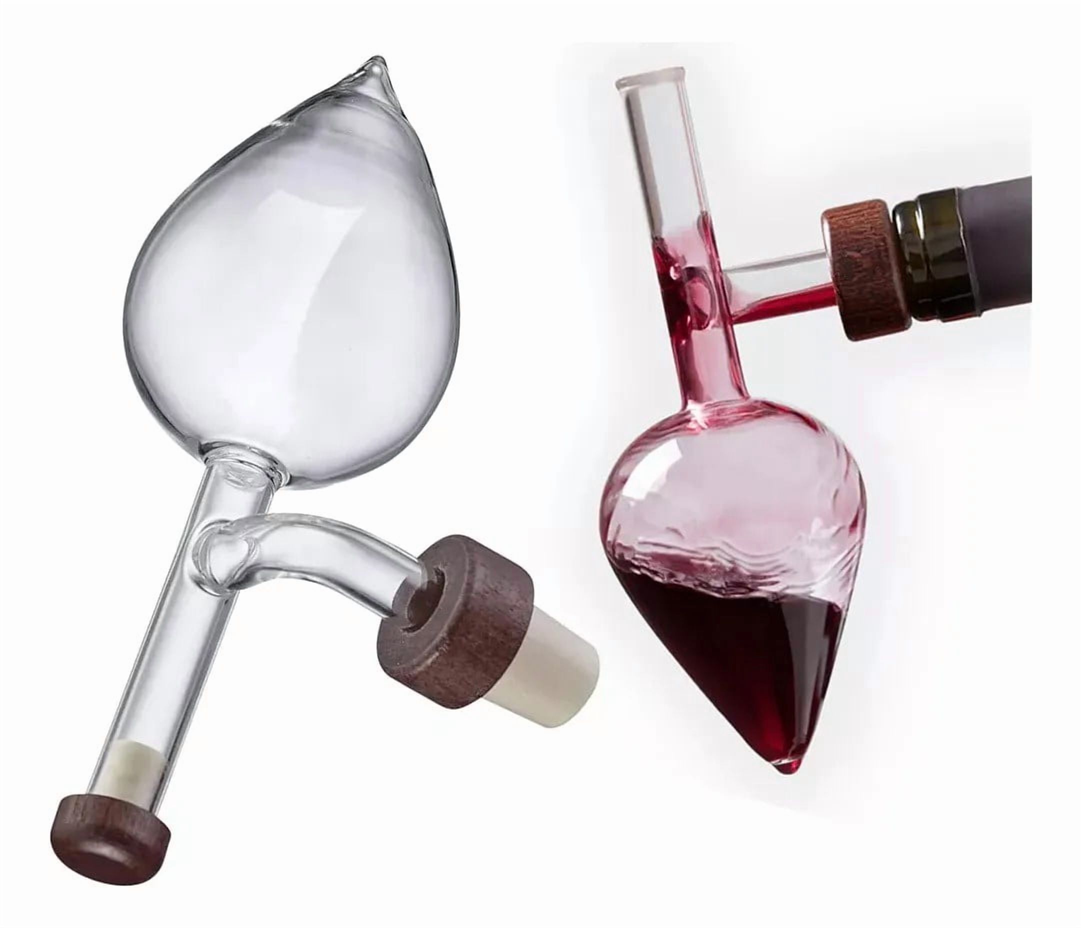 Genérica - Aireador De Vinos Oxigenador Vidrio Decantador Gota Cristal, Decantador Vino