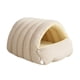 thumbnail image 1 of Cama Cueva Extraíble Para Gatos, Nido Suave Para Gatos De Interior, Para Jugar Con Gatitos, Talla M, Beige Claro, 1 of 5