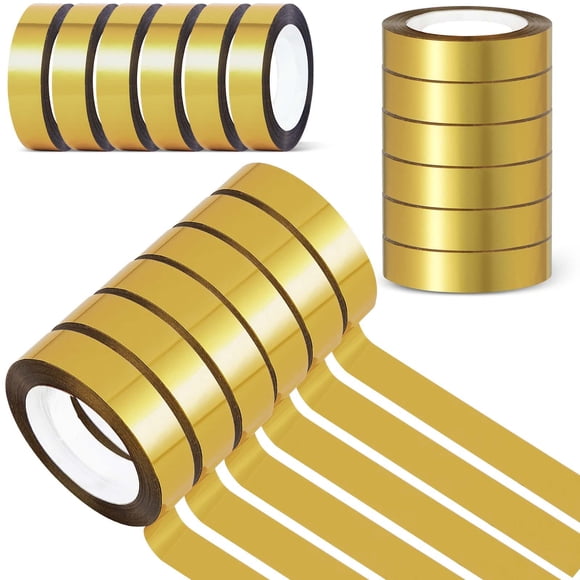 Cinta de arte gráfico HFKPJRT Gold, 6 rollos, 150 m, color dorado espejo