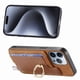 thumbnail image 3 of Funda Magnética Para Iphone 15 Pro Max Con Billetera Y Anillo Protector Resistente Marrón, 3 of 6