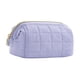 thumbnail image 5 of Bolsa De Cosméticos Acolchada, Bolsa De Maquillaje De Algodón Para Uso Diario, Senderismo, Acampada, Violeta, 5 of 5