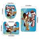 thumbnail image 3 of TaleSpin Juego de 3 alfombras de baño de coral fleece: tapete de baño + alfombra de inodoro en forma de U + funda de tapa de inodoro en forma de O, 3 of 6