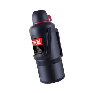 Magideal - Cubo Para Hielo Seco Con Mango De Acero Inoxidable, Recipiente Para Transporte De Hielo Seco Aislado Al Vacío, Recipiente De Almacenamiento Para Bares