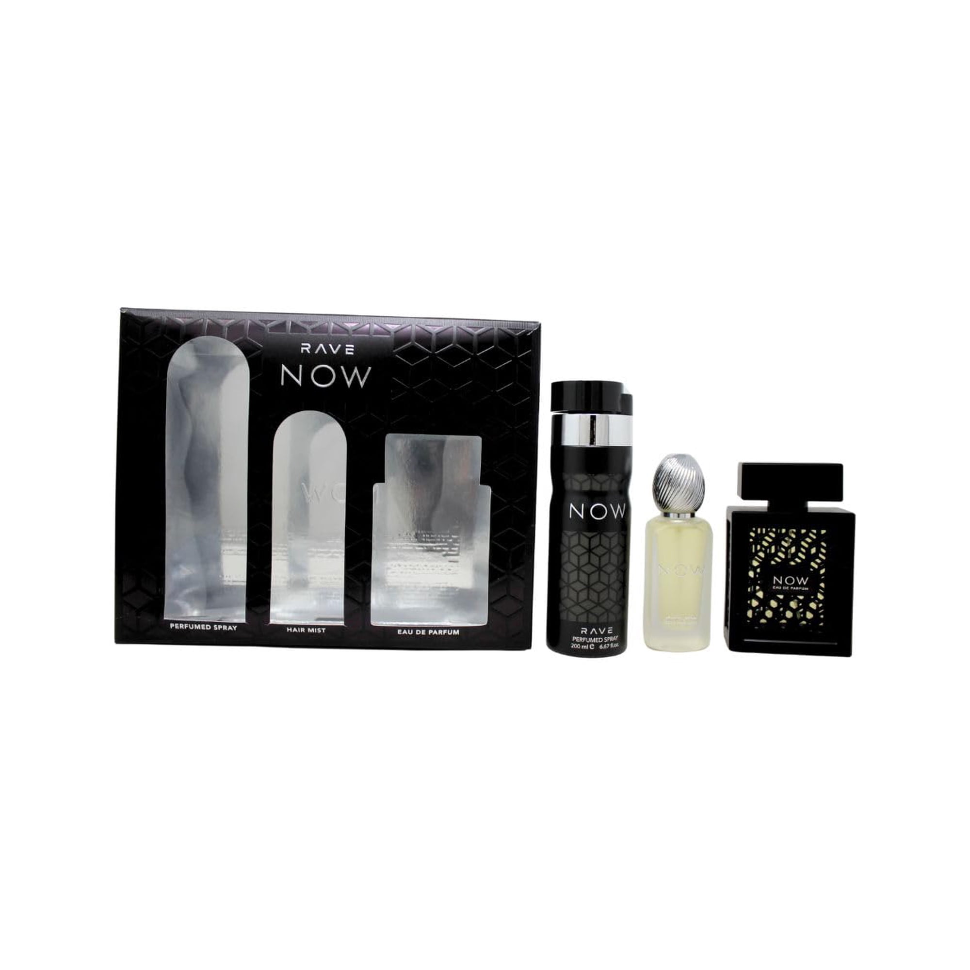Perfume Lattafa Rave Now Para Hombre, Eau De Parfum, 100 Ml, Set De 3 Piezas