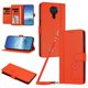 thumbnail image 1 of Funda Cartera Trébol para Xiaomi Redmi Note 9 4G con Ranuras Tarjetas y Carga Inalámbrica Naranja, 1 of 6