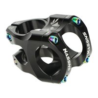 Magideal - 31,8Mm/35Mm Vástago De Manillar De Vástago Corto 28,6Mm Aleación De Aluminio S De Carretera Tubo De Dirección Downhil , Negro