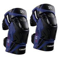 Magideal - 2X K01-3 Rodilleras Para Motocicleta, De Protección Resistente Golpes Apto Para Carreras De Motocross A Prueba De Humedad Reflectante , Azul Azul Oscuro Reflectante