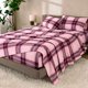 thumbnail image 2 of Juego de sábanas de franela Bare Home Symphony Plaid Pink Full, 2 of 9