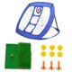 thumbnail image 4 of Red De Astillado Para Golf, Estera De Práctica De Tiro, Pelota, Camisetas, Patio Trasero, Azul, 4 of 5