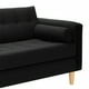 thumbnail image 4 of Sofa Retro 3c Felpa 05 Negro, 4 of 6