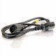 thumbnail image 2 of Cable de extensión de alimentación C2G 1,5 m 16 AWG negro, 2 of 3