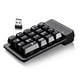 thumbnail image 1 of Teclado Numérico Inalámbrico 2.4ghz Semi-mecanico Waterproof Color del teclado Negro, 1 of 5