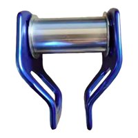 Magideal - Accesorios Para Carreras De Obstáculos Con Polea Slackline, Piezas Resistentes De Tirolesa, Accesorios Para Carreras De Obstáculos Para Entrenamiento