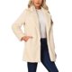 thumbnail image 4 of INSPIRE CHIC Abrigo de Mujer de Piel Sintética con Solapa Abrigo Cálido de Invierno Abierto Casual Largo Chaquetas Esponjosas XL Albaricoque, 4 of 6