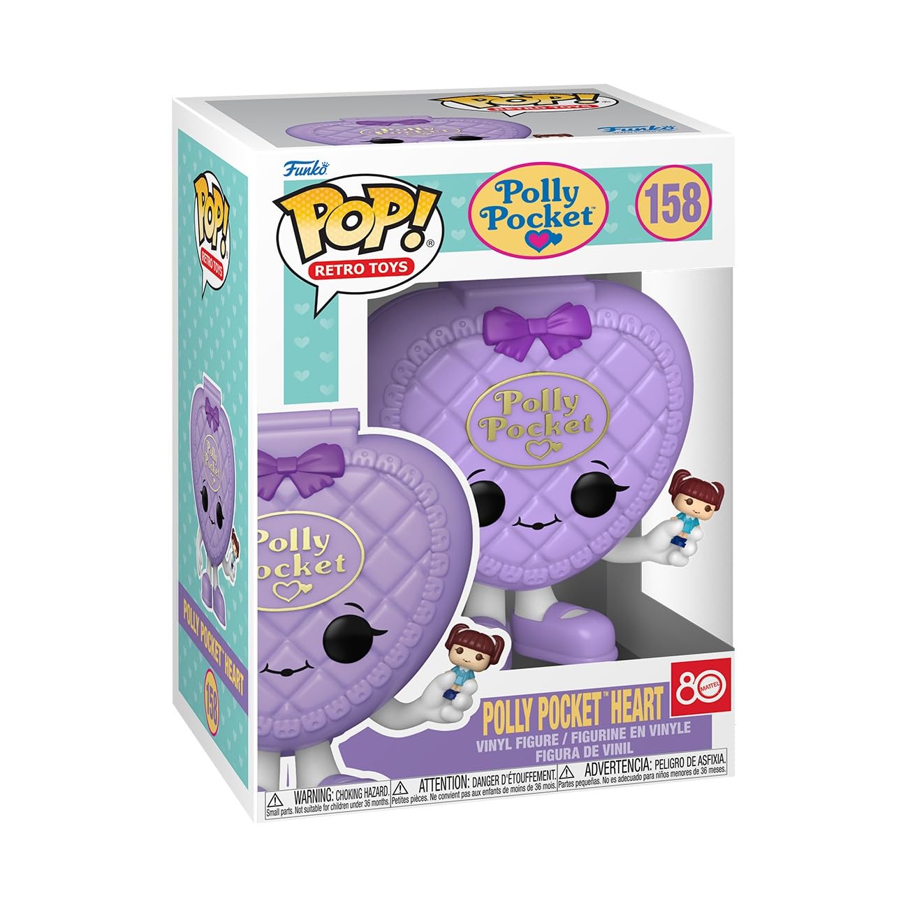 Figura De Colección Funko Pop! Polly Pocket Heart De Vinilo