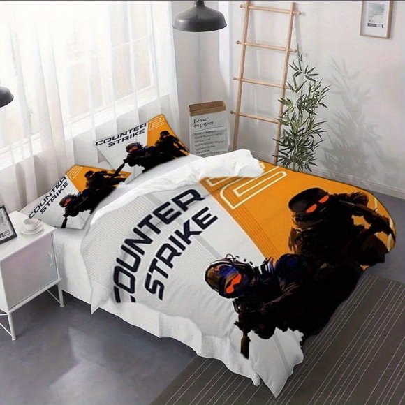 3pcs Counter-Strike Duvet Cover Set - Quilt Cover Set