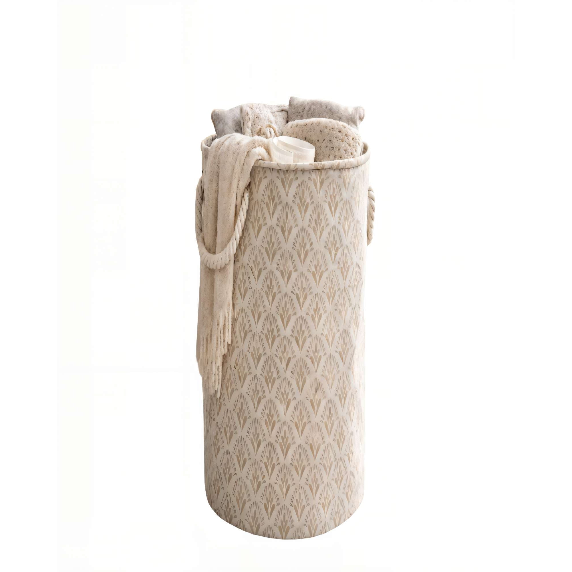 Genérico - Cesta De Ropa 40cmx50cm Color Beige