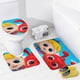 thumbnail image 4 of Mi mascota mágica Morphle-theme 4-Piece Shower Curtain Set with Rugs, Waterproof Bathroom Decor Set Includes Bath Mat, U-Shaped Rug, Toilet Lid Cover and Curtain with Hooks, 4 of 6