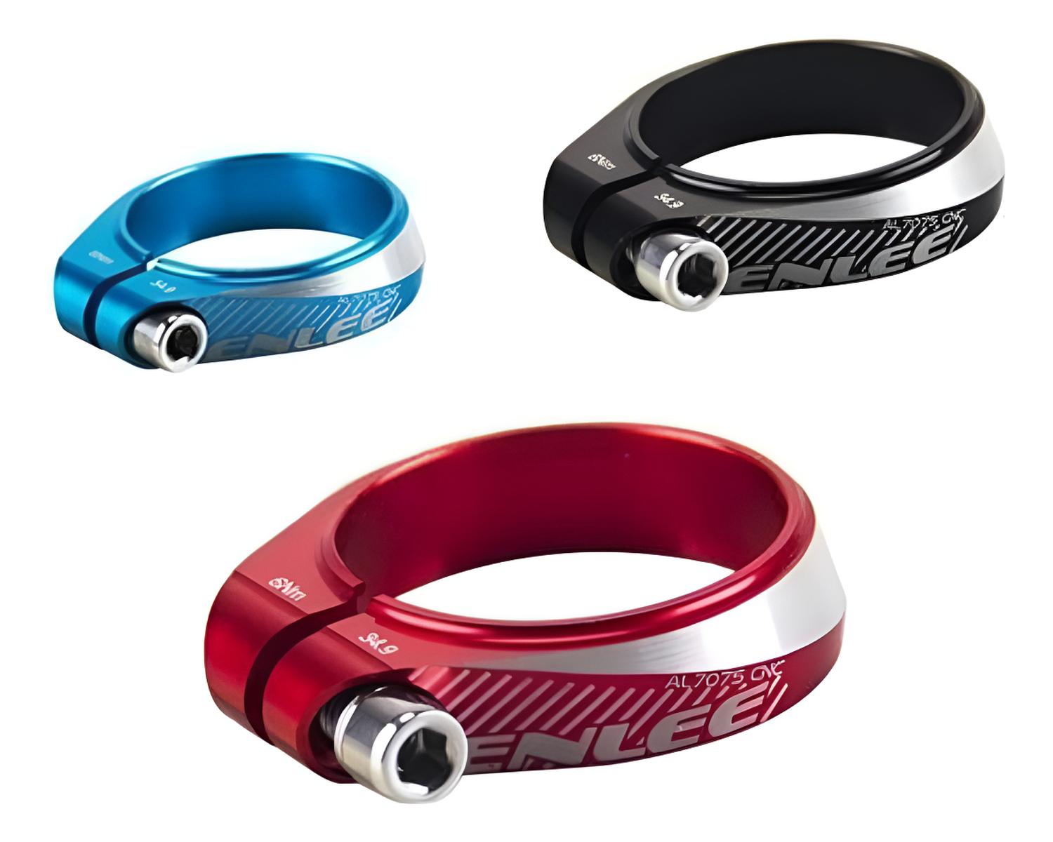 Genérica - Collarín 31,8 Mm / 34.9 Mm Con Perno, Bicicleta Sillín Tija Multicolor